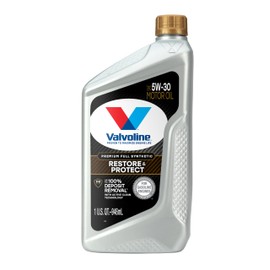 Valvoline Restore & Protect Full Synthetic 5W-30 Motor Oil 1 QT, Case of 6