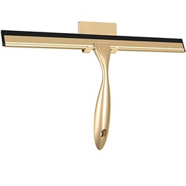 LPOLER Stainless Steel Squeegee for Shower Doors, All-Purpose Shower Squeegee for Bathroom, Window and Car Glass, 14 Inches