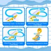 Taekooki Pack of 12 Electric Duck Stair Climbing Toys, Electric