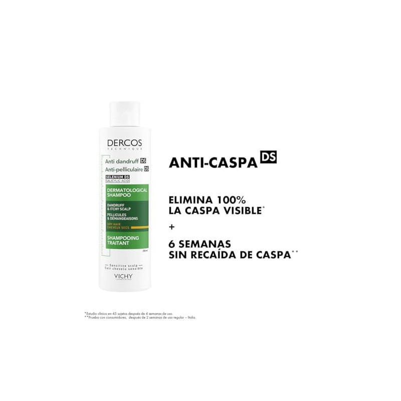 VICHY Shampoo Anti-Caspa Seca DS Vichy Dercos 200ml