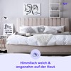 Wolkenfeld Pillowcase 70 x 90 cm, light grey, cotton, breathable
