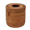 Rectangular Rattan Tissue Box Cover Rattan Woven Tissue Box Holder