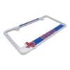 Premium All Metal SMU Alumni License Plate Frame w/Texas Shaped