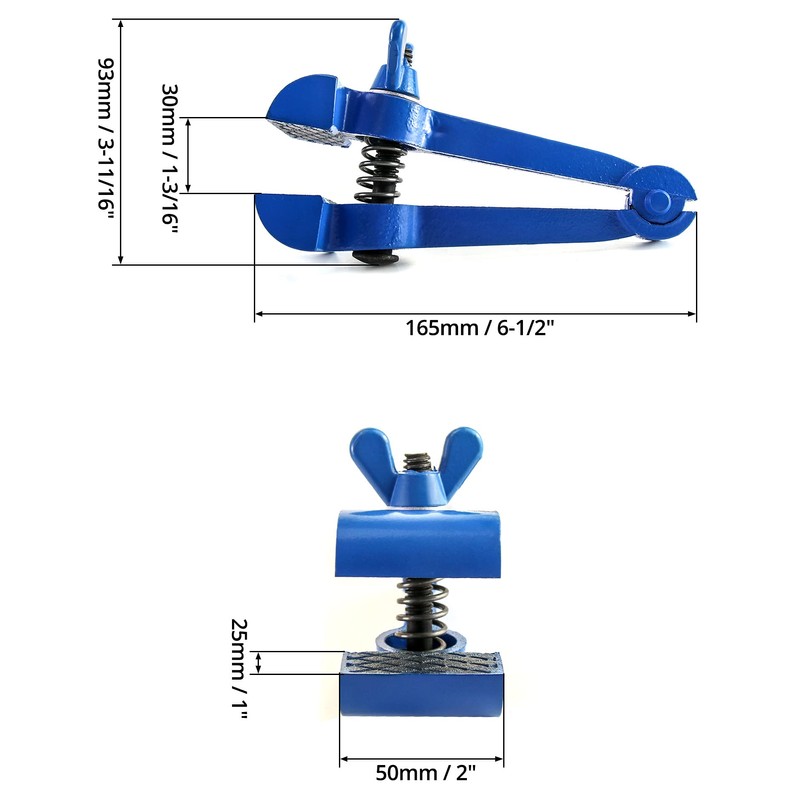 QWORK Hand Vise Hand Held Vice Clamps Pliers Household Mini