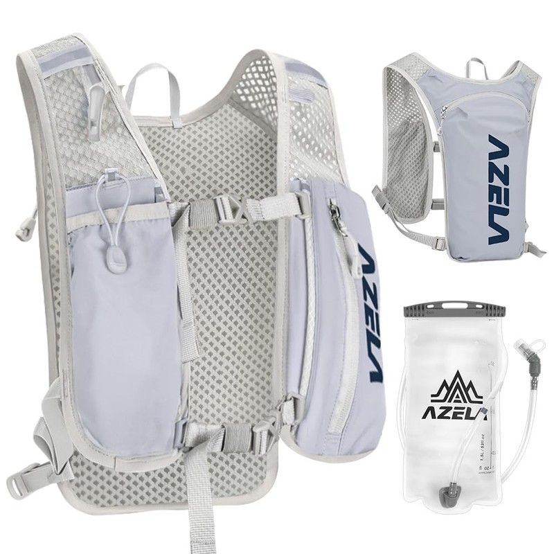 Flintronic Ultralight Hydration Pack, Breathable Running Vest with 1.5L Water