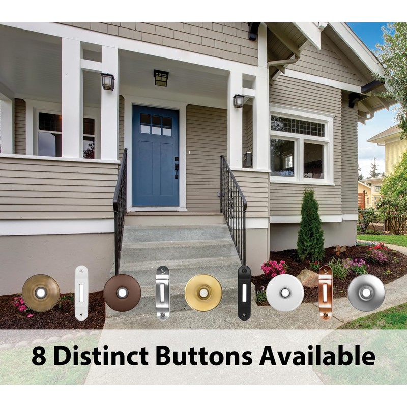 ADA Compliant Video Compatible Doorbell Chime Kit (PRCP2A)