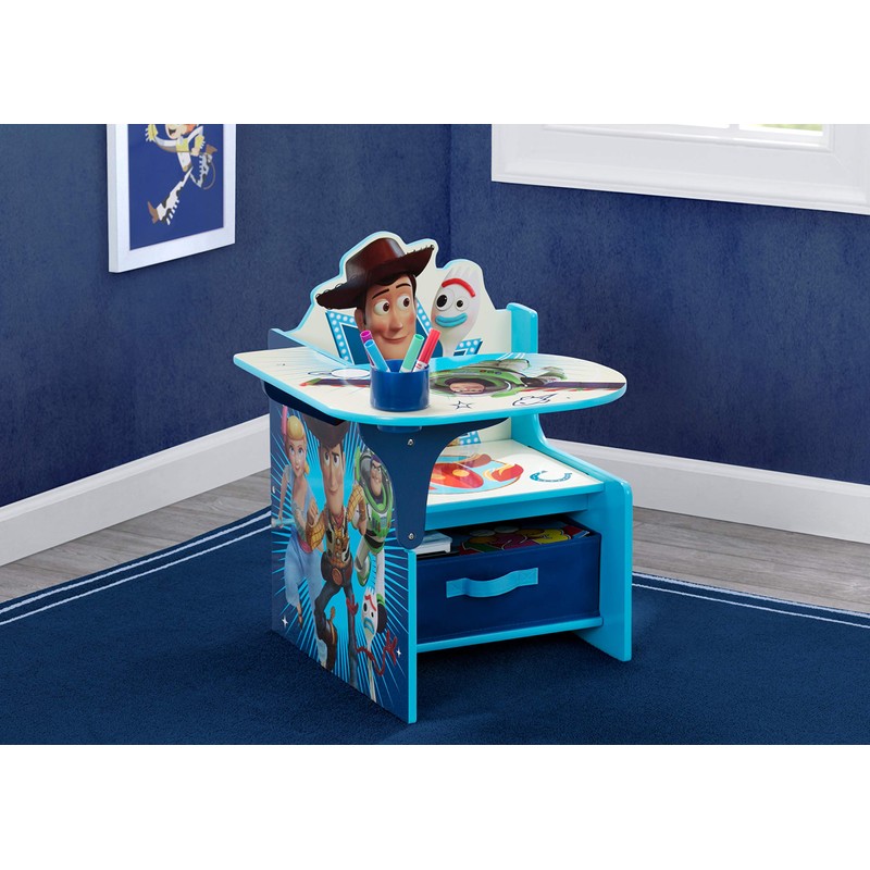 Delta Children Chair Desk with Storage Bin, Toy Story 4
