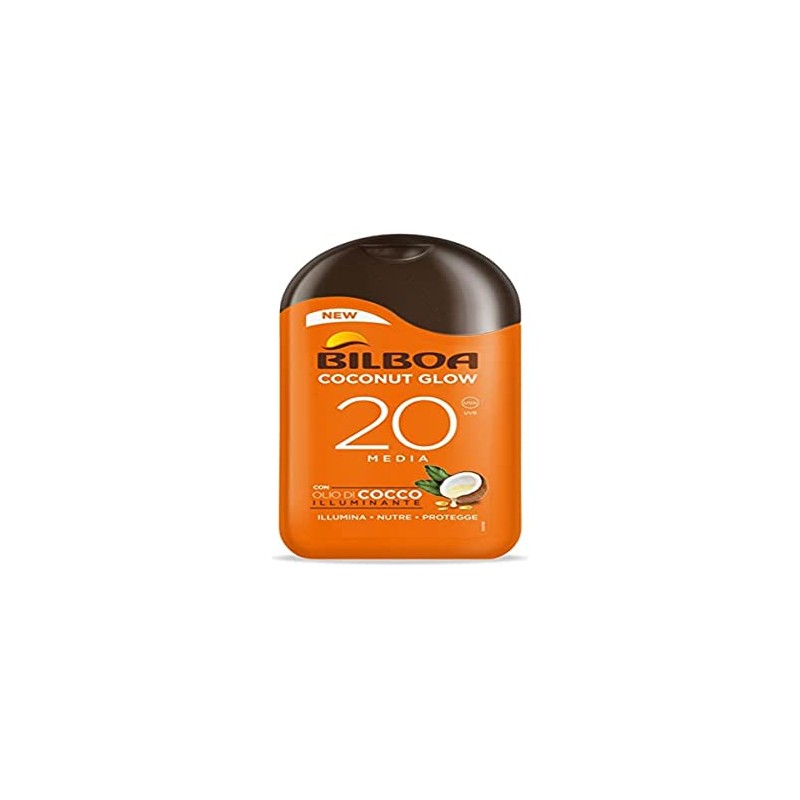 Bilboa, Coconut Glow SPF 20 Sun Cream with Coconut Oil