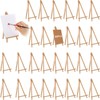 30 Pack Tall Wood Easels Tabletop Display Easels Art Craft