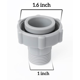 Sharutia Pool Drain Hose Adapter 2 Pack Replacement Parts for Coleman Above Ground Pool, Connect to The 3/4 inch ID Standard Garden Hose