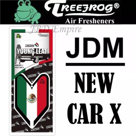 Treefrog Wakaba Young Leaf New Car Mexico Flag Air Freshener JDM Car Auto