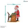 Stickerscape Stick Man Window Sticker (Stick Man and Santa) |