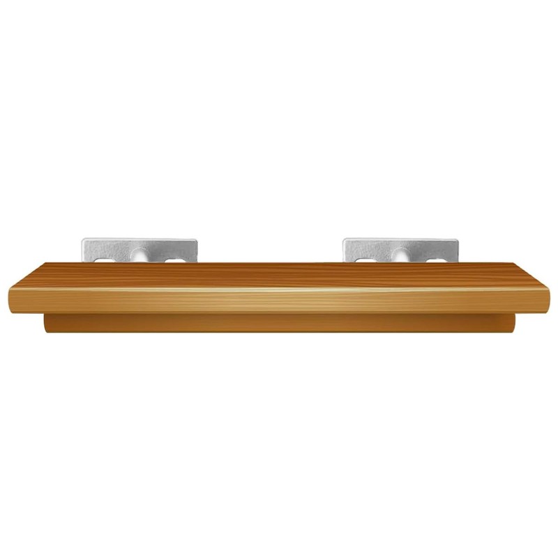 VOANZO 4Pcs Floating Shelf Bracket Set,T-Shape Invisible Laminate Brackets,3in Solid
