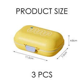 GDFHBD 3 Soap Boxes With Lids, Waterproof And Sea Soap Boxes, Water Filter Hole Snap Design, Convenient Outdoor Travel, Multi-Function Container.