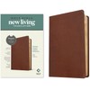 NLT Thinline Center-Column Reference Bible, Filament Enabled (LeatherLike, Rustic Brown,