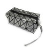 High Gloss Foldable Geometric Pencil Case Wash Bag Makeup Wrist
