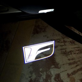 Laser Logo Light, Door Welcome Light, Door Curtain Lamp, LED Logo Projection, Curtain Lamp, LED Curtain Lamp, Set of 2, Tool Included, Lexus IS RC GS (IS/RC/GS LEXUS) (01 is-f hd)