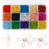 Gourd Safety Pins, 600pcs, 15 Colors, Individually Wrapped, 22mm/0.87 inch