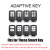 HIBEYO Key Fob Cover Compatible with Honda CR-V Odyssey Jade