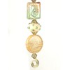Arts & Crafts Mission Design Natural Cream, Tan, Brown and