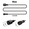 Banord 6.56FT Extension Cord for RGBW Landscape Spotlights, 3 pin(2