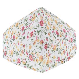 Zac's Alter Ego Floral Print Cotton Face Mask/Cover