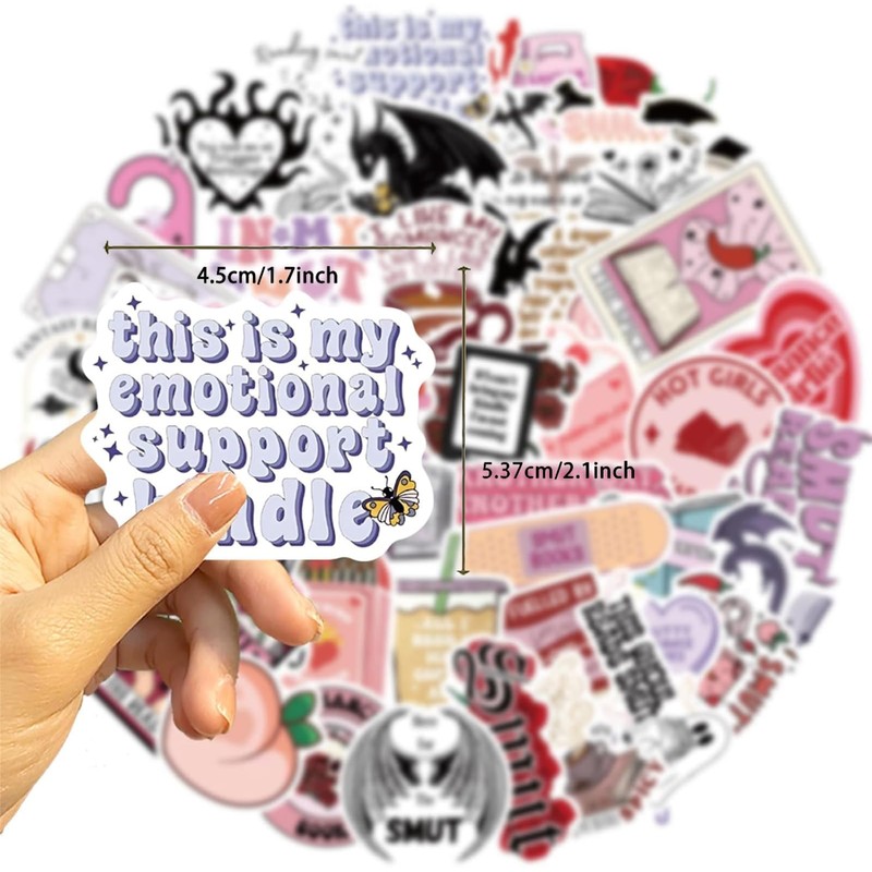 Book Stickers for Kindle, Laptop Sticker Pack