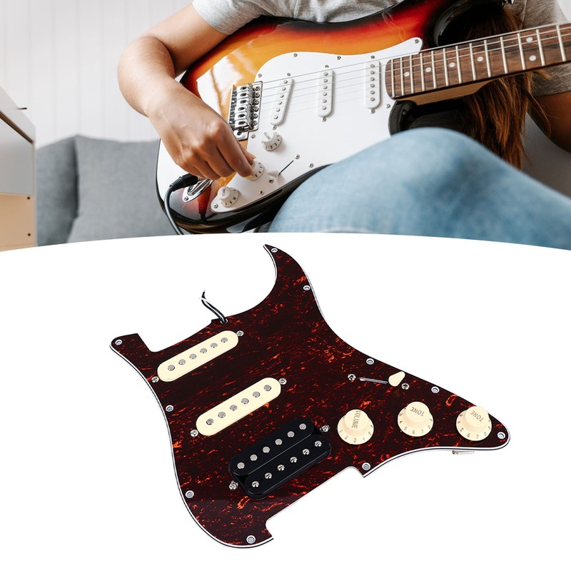 Electric Guitar Pickguard Plastic and Mental Electric Guitar Loaded Pickguard