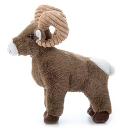 The Petting Zoo Big Horn Sheep Stuffed Animal Plushie, Gifts for Kids, Wild Onez Zoo Animals, Sheep Plush Toy, 12 inches
