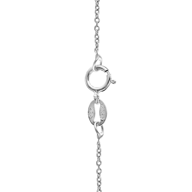 Sterling Silver Duck Pendant Necklace, 18"