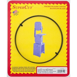 SuperCut 41500 80-Inch by 1/8-Inch by 0.025 by 18 T.P.I. Carbon Tool Steel Bandsaw Blade Recommended for Cutting Wood or Soft, Non-Ferrous Metals