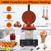 Electric Bubble Waffle Maker, 2800W Round Waffle Iron Bubble Waffle