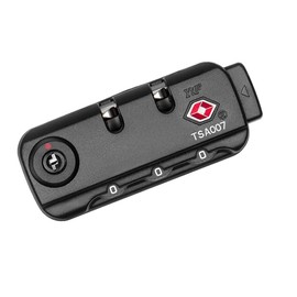 RUIENGCOMM Luggage Customs Lock TSA007 Approved Zipper Bags Fixed Lock 3 Digit Luggage Lock for Toolbox Storage Bag Travel Business