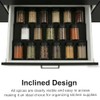 Spice Rack Drawer Kitchen Spice Organiser Pack of 6 |