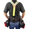MELOTOUGH Tool Belt Suspenders Reflective Safety Suspenders With Fully Elastic