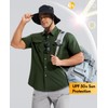 Haimont Men's Breathable Quick Dry Short Sleeve Shirts UPF 50+