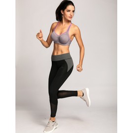 SYROKAN Women's Full Support High Impact Racerback Lightly Lined Underwire Sports Bra Multicoloured #2 40DD