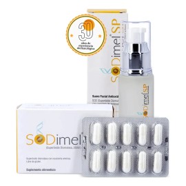 Pack Antiedad y Antioxidante Sodimel: Suero Facial y Cápsulas con Superoxido Dismutasa