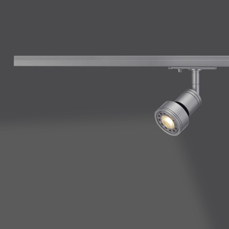 SLV Spotlight 1-Phase Track, Aluminium, 50 W, Grey