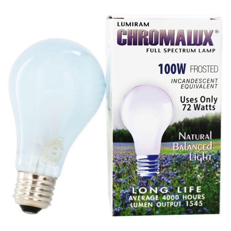 Chromalux H&PC-67531 Light Bulb Frosted Full Spectrum (100 Watt) 1