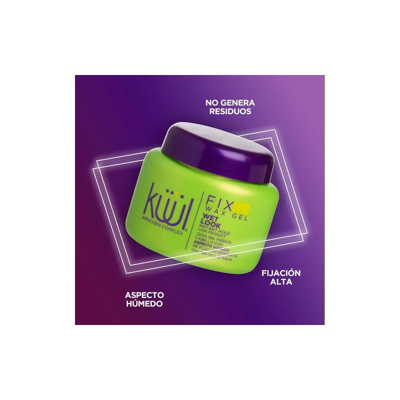 Gel Para Peinar Kuul Fix Me Wax Gel 270ml