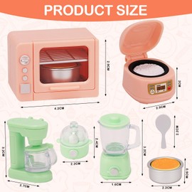 Miniature Dollhouse Accessories Kitchen, 1:12 Miniature Food Dollhouse, Miniature Food Toy Set, Christmas Kitchen Accessories, Food Decoration Gift for Girls Boys (C)