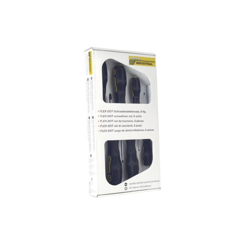Proxxon Series of 6 Screwdrivers FLEX-DOT