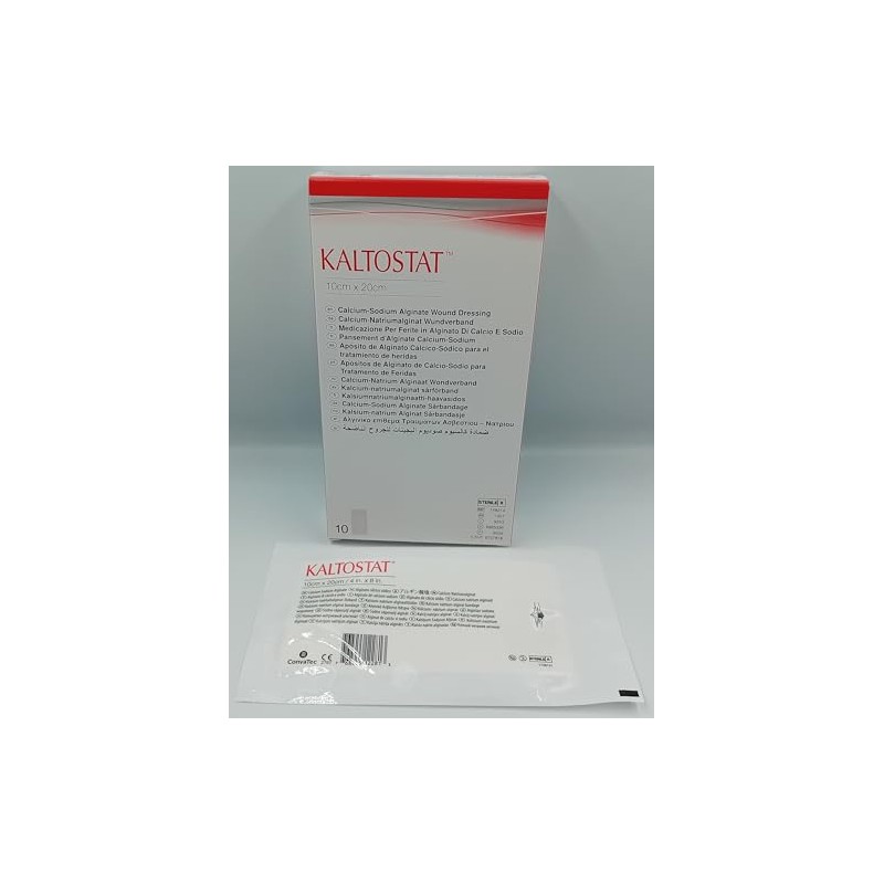 Alginate Dressing – Soft Fibre Pad for Moisture Absorption (10x20,