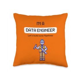 Data Engineer Big Data Scientist Cloud AI Throw Pillow