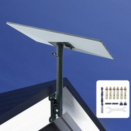 lovligt Starlink Gen 3 Mount, 360 Adjustable, Compatible with V3 Starlink Standard Dish, Roof & Wall Mount, Steel Frame, Silver