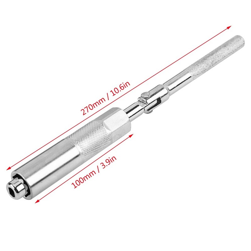 EVGATSAUTO Rear Shock Absorber Wrench, 17mm Chrome-Vanadium Steel Car Hex