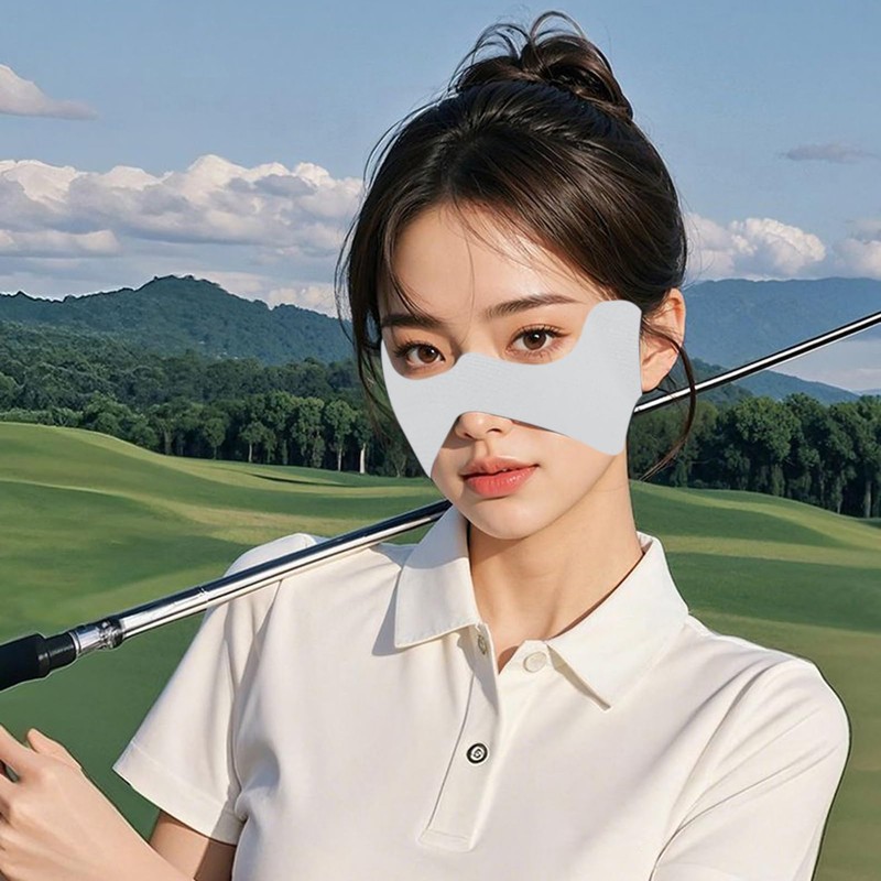 Sun Protection Face Cover, Golf Under Eye Patches, UV Blocking