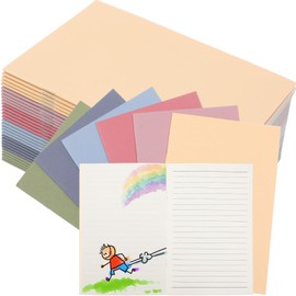 Gueevin 30 Pcs Blank Books for Kids to Write Stories Bulk Small Notebooks Journals Colorful Soft Cover Notebooks for Drawing Students Gifts for Christmas End of The Year 5.5''x 8.3'' (Vintage Colors)