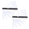 4Pcs Multifunctional Fan Scale Ruler Plastic Drafting Foldable Architect Tool